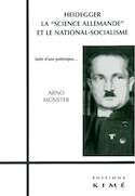 Heidegger la science allemande et le national-socialisme